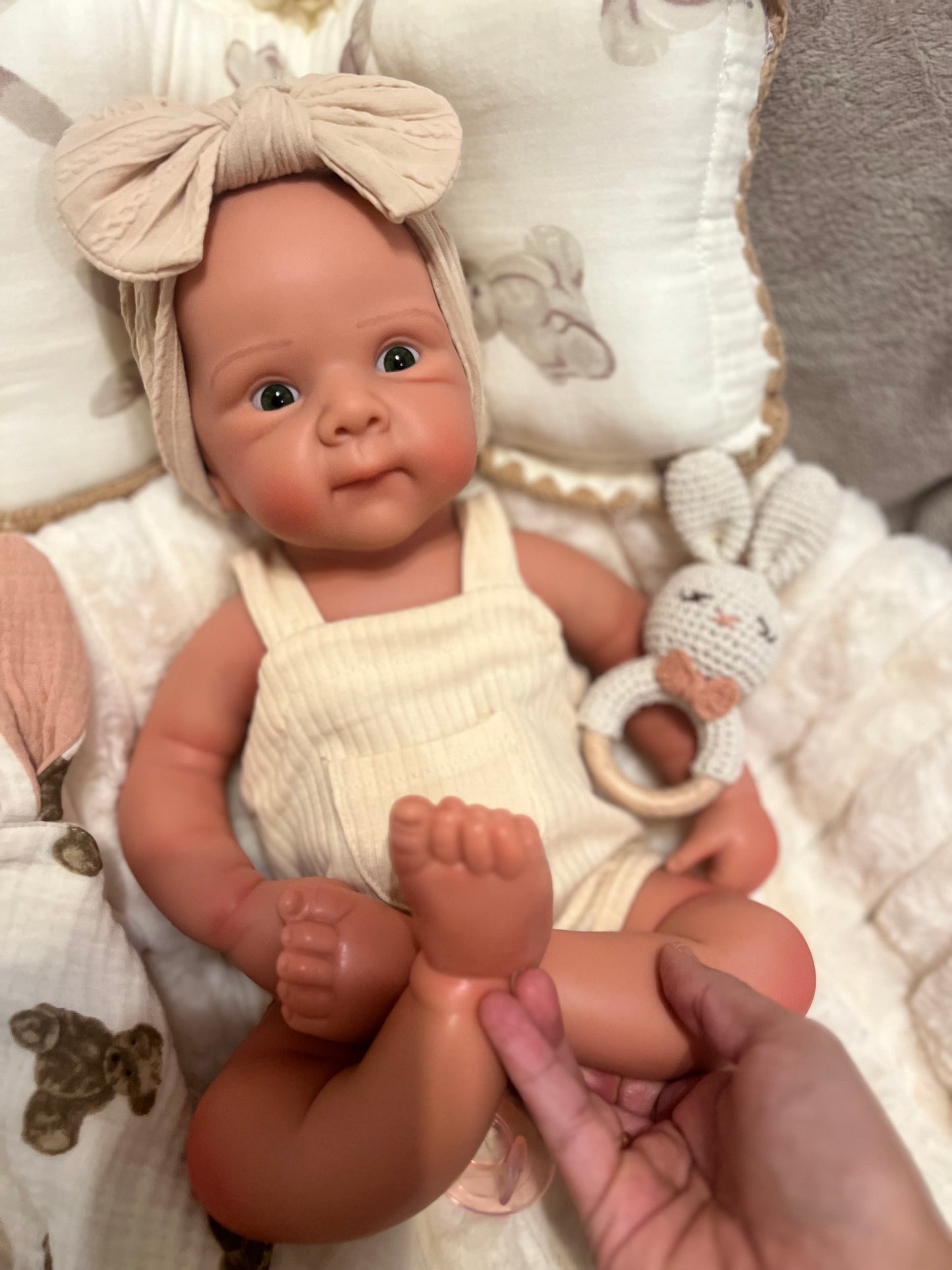 Betty de silicona de platino completa calva