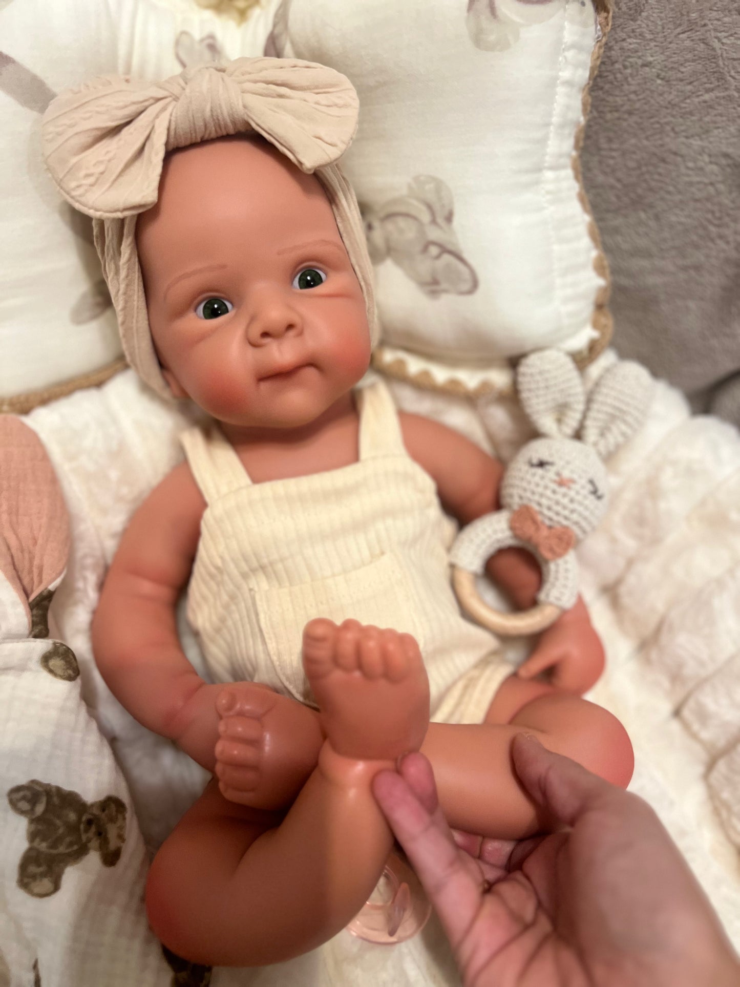 Betty de silicona de platino completa calva