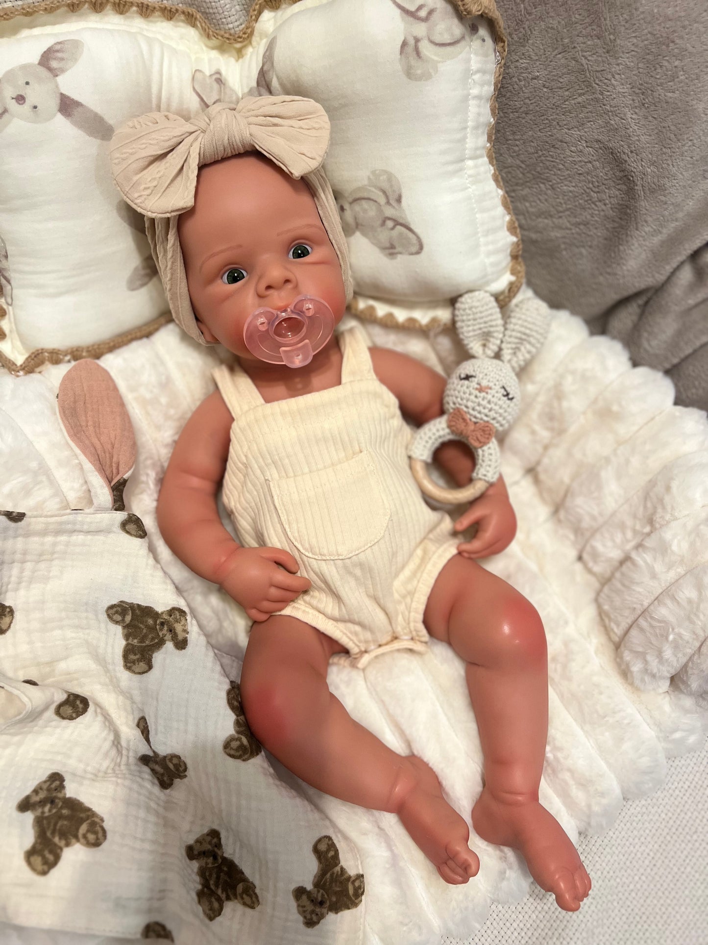 Betty de silicona de platino completa calva