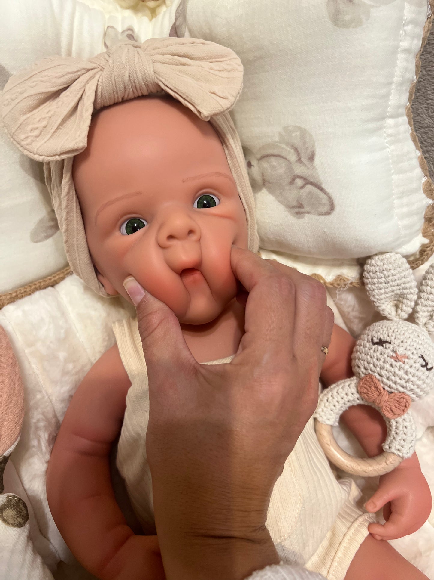 Betty de silicona de platino completa calva